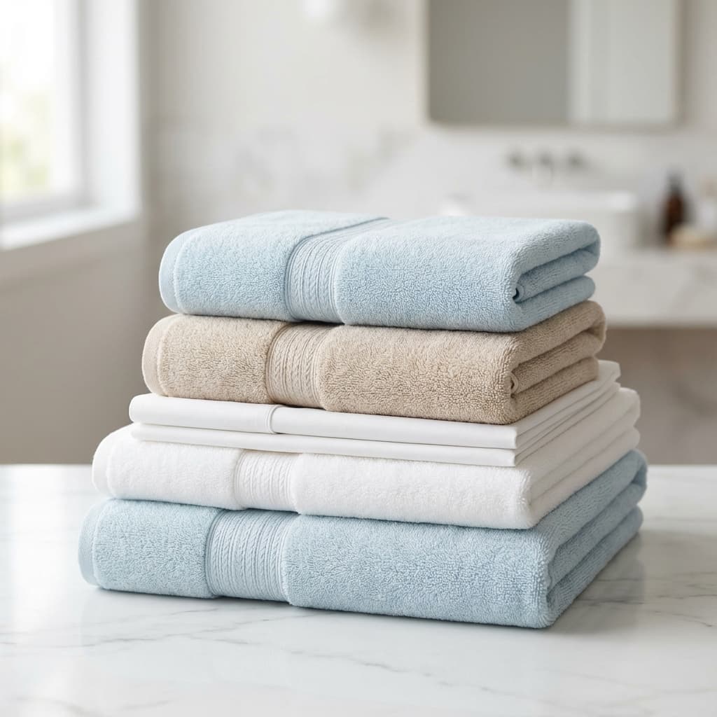 Roupas perfeitamente dobradas